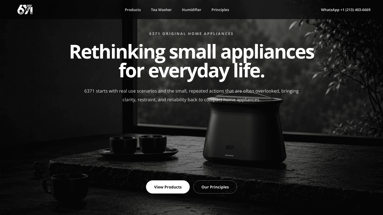 6371 Tornado Humidifier website screenshot