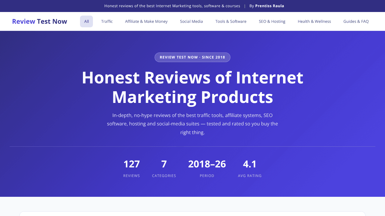 76 Reviews (Offline Preview) website screenshot