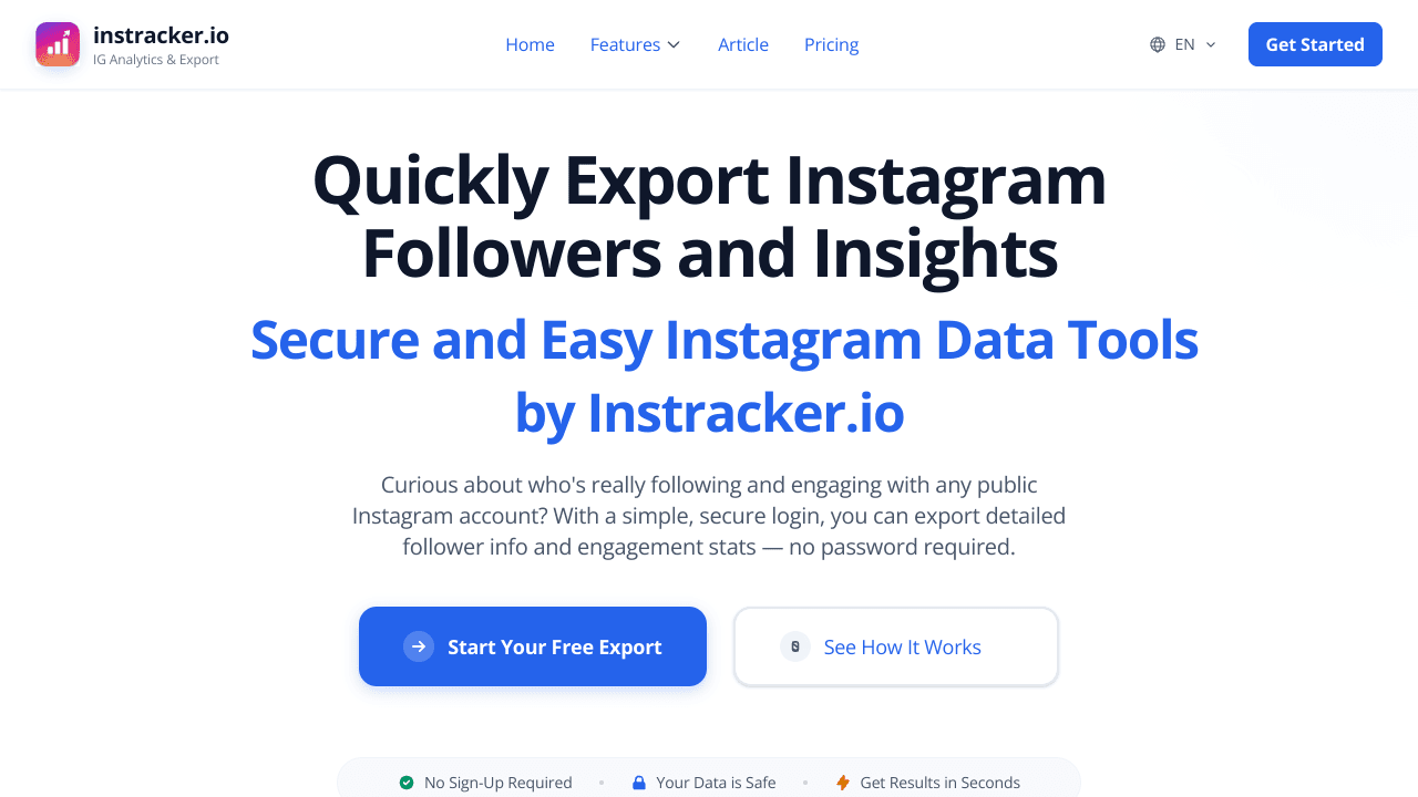 IG Follower Export Tool 