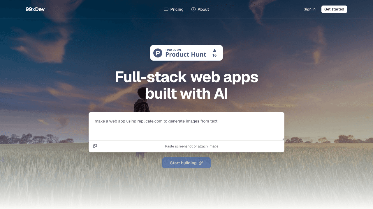 99xDev website screenshot