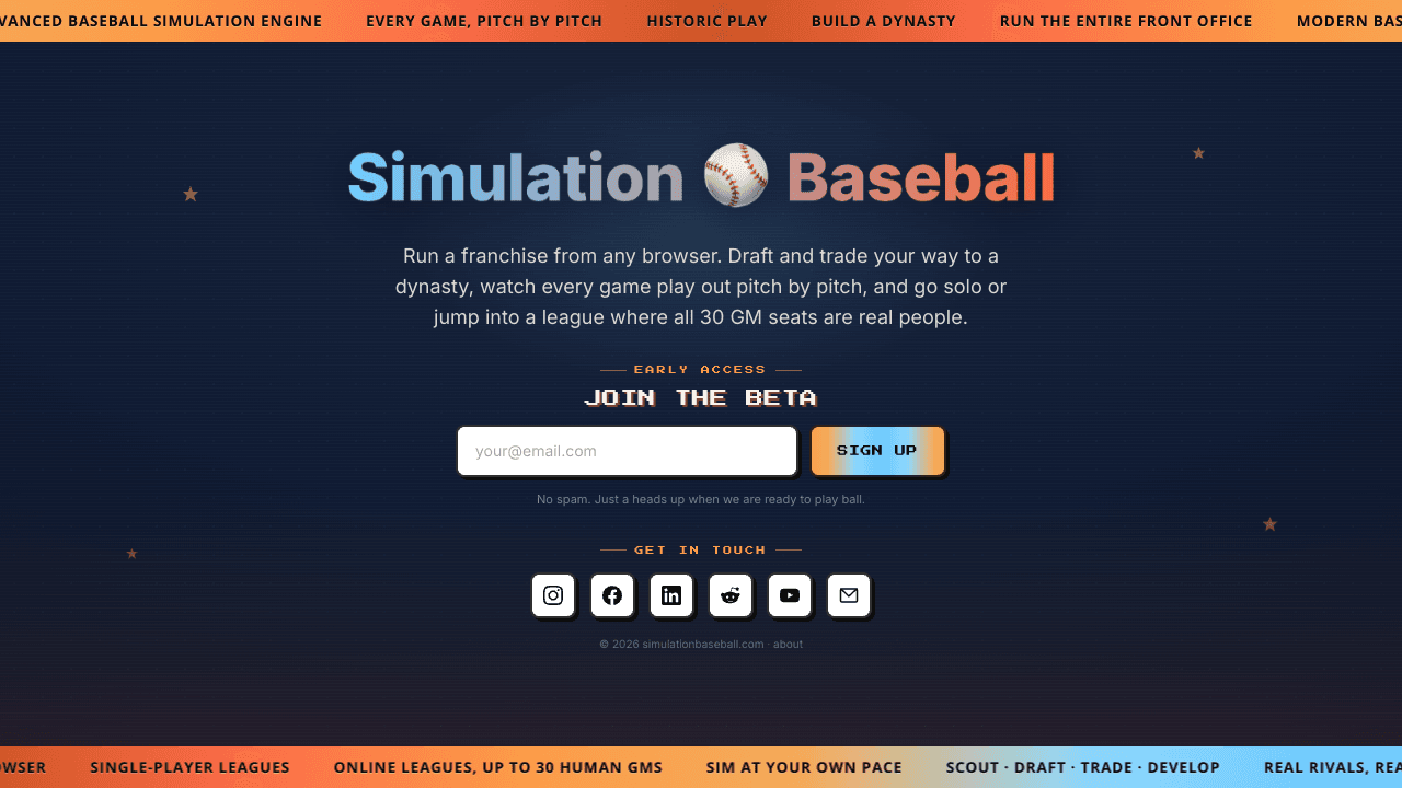 Simulation Baseball