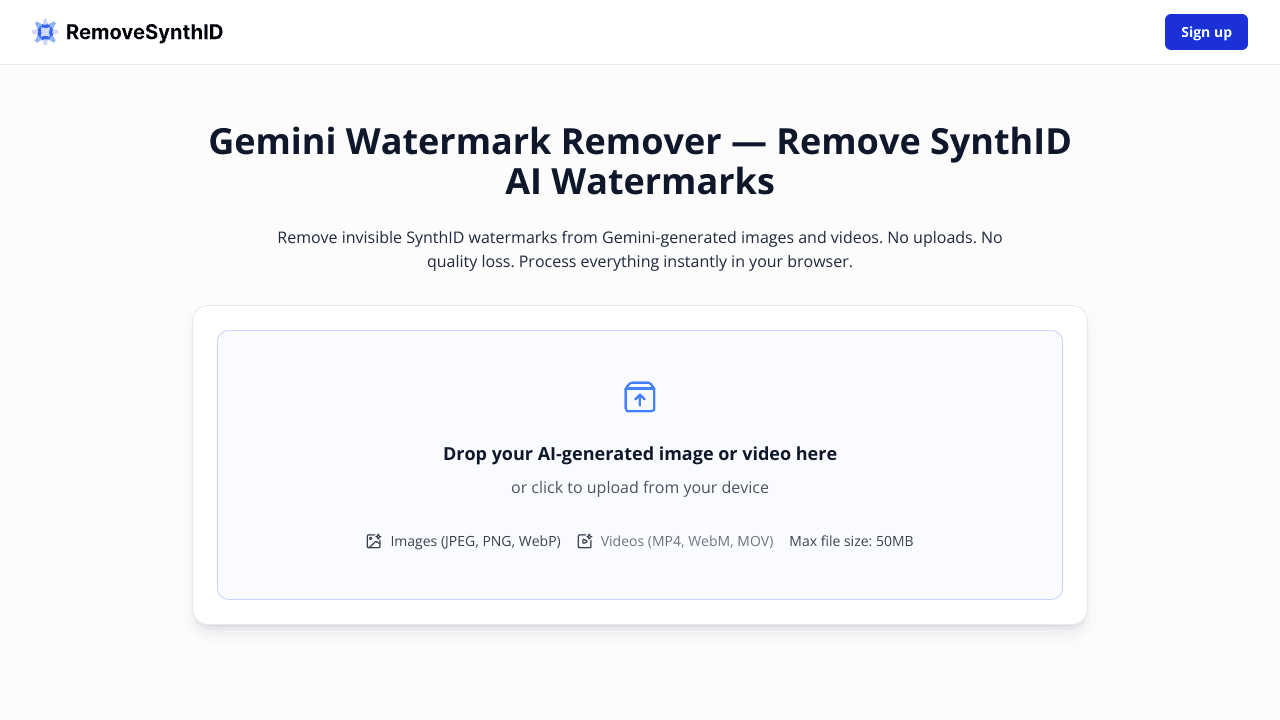 RemoveSynthID