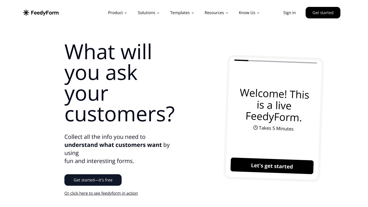 FeedyForm