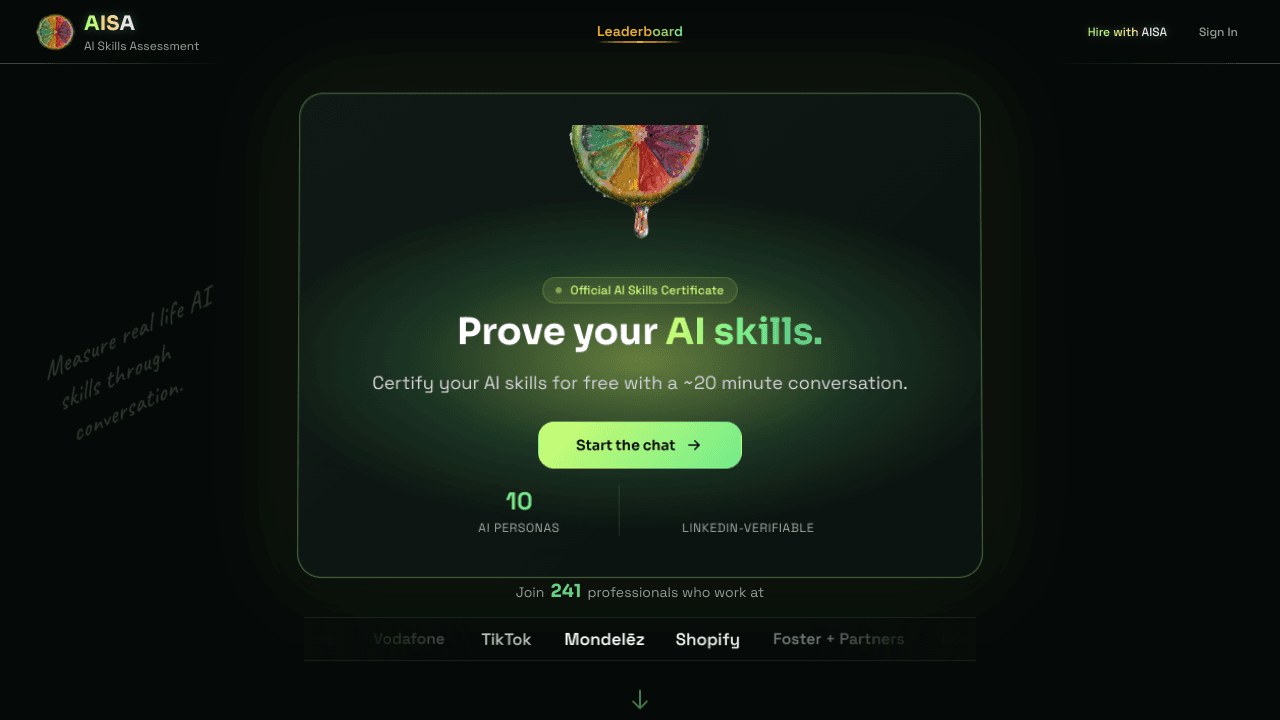 AISA - AI Skills Assessment