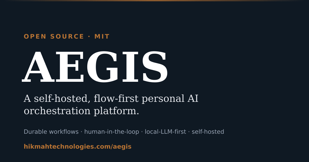 AEGIS website screenshot