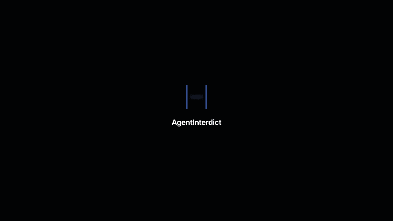 AgentInterdict website screenshot