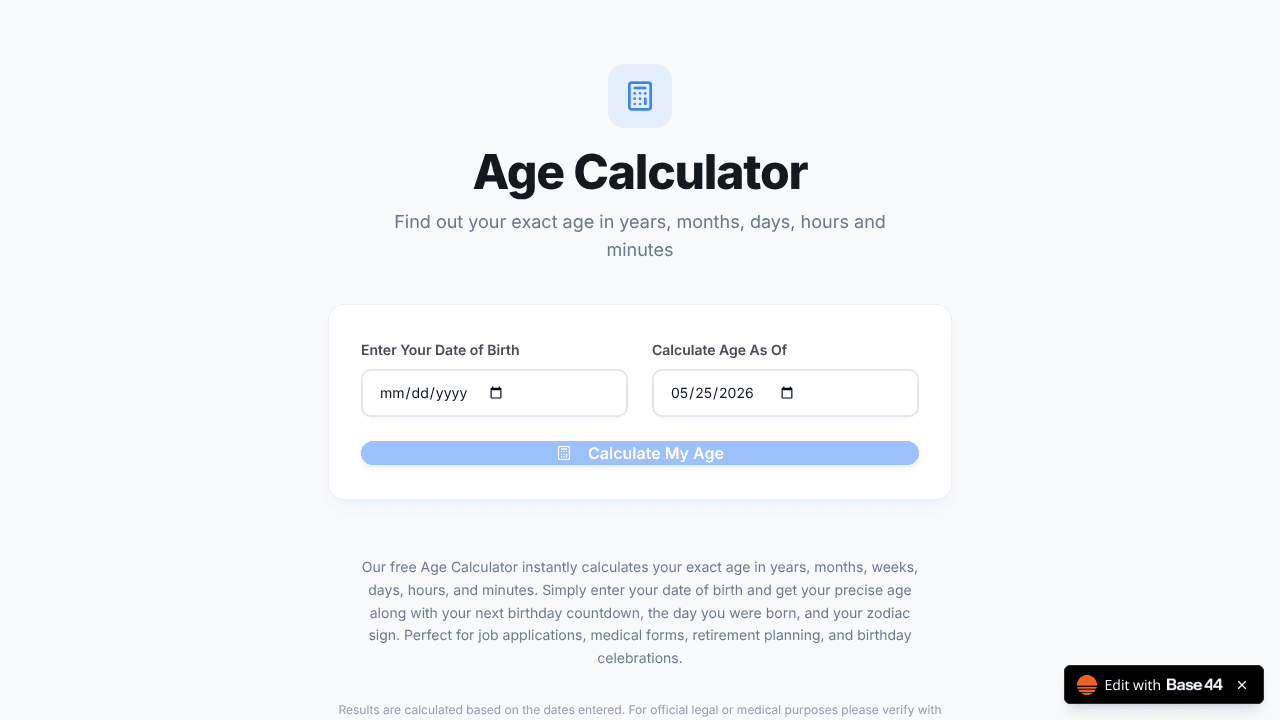 AgeVault website screenshot