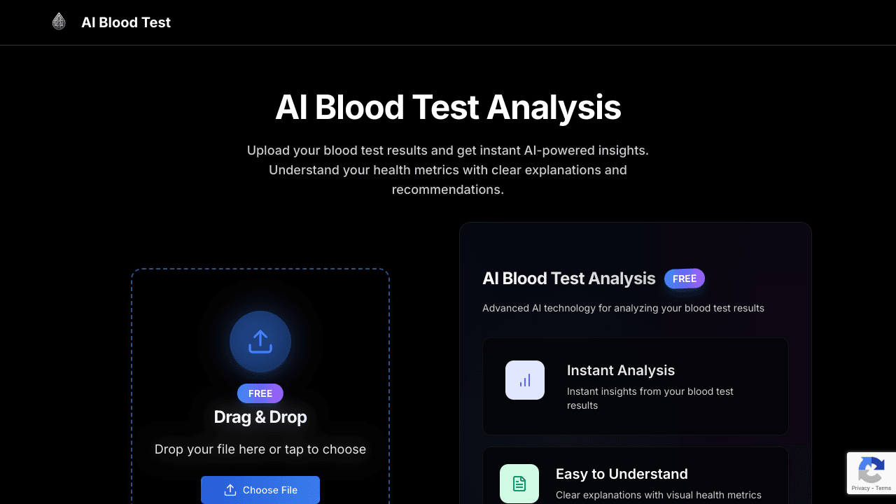AI Blood Test Analysis