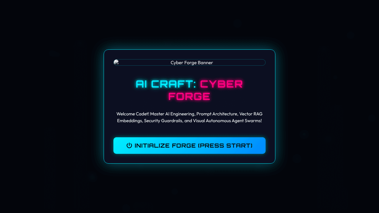 Ai Craft: Cyber Forge website screenshot