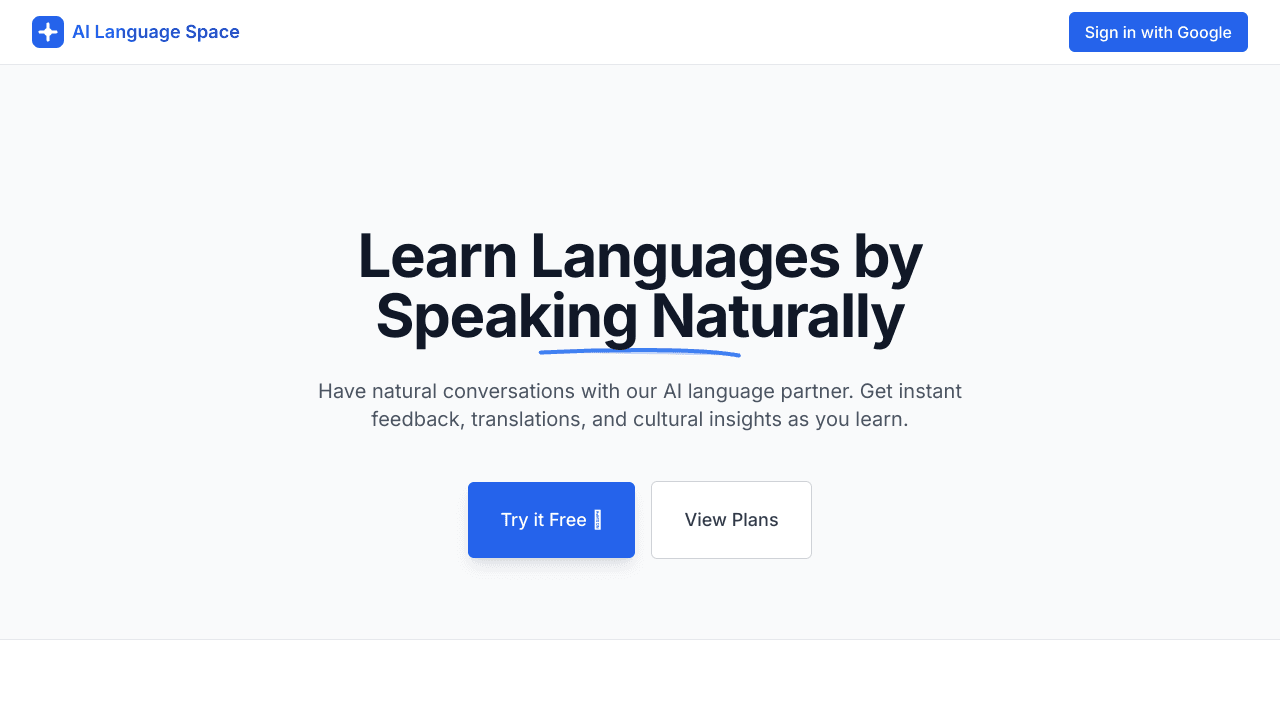 AI Language Space