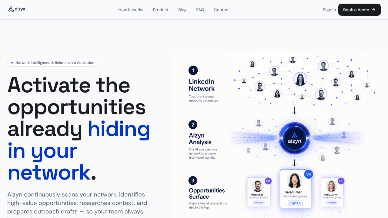 Aizyn website screenshot