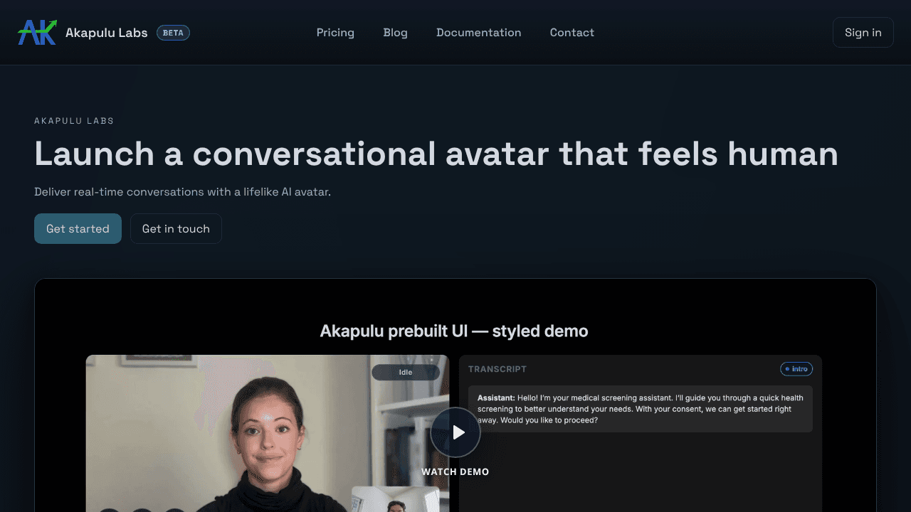 Akapulu Labs website screenshot