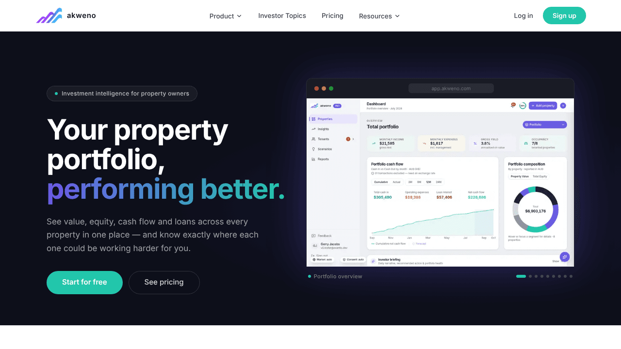 Akweno website screenshot