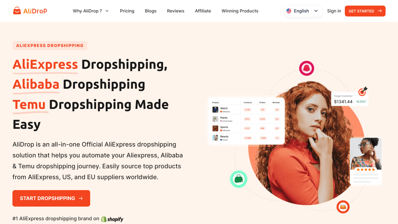 AliDrop- AI AliExpress Dropshipping Tool