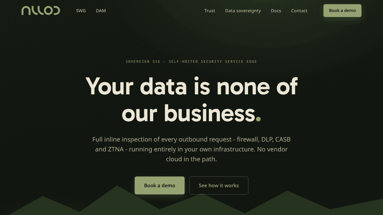 Allod Solutions website screenshot