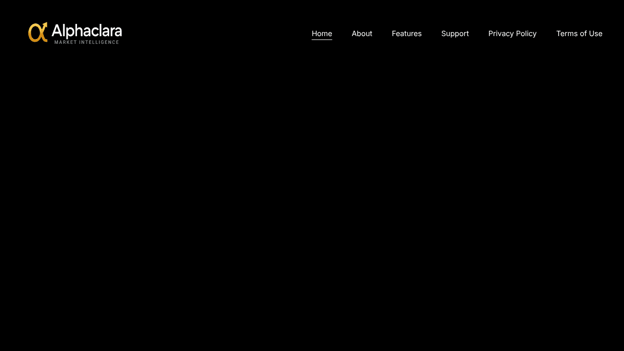 Alphaclara website screenshot