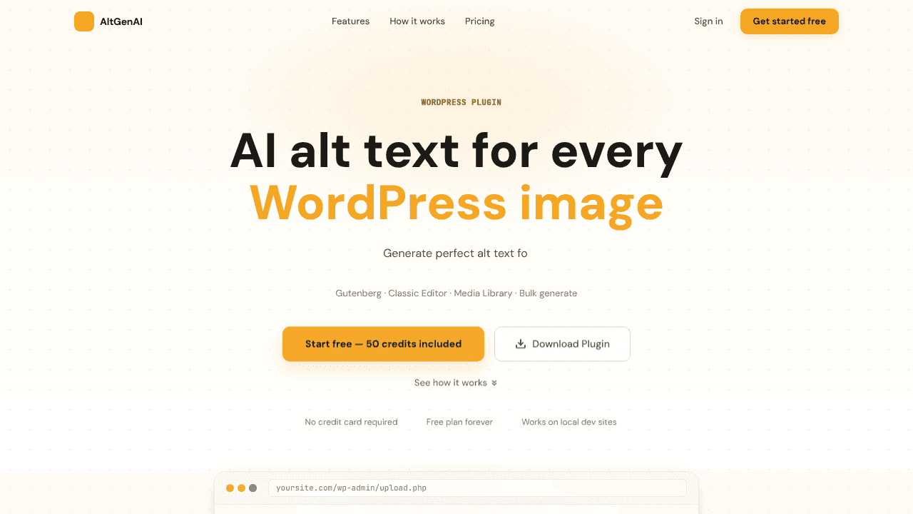 AltGenAI website screenshot