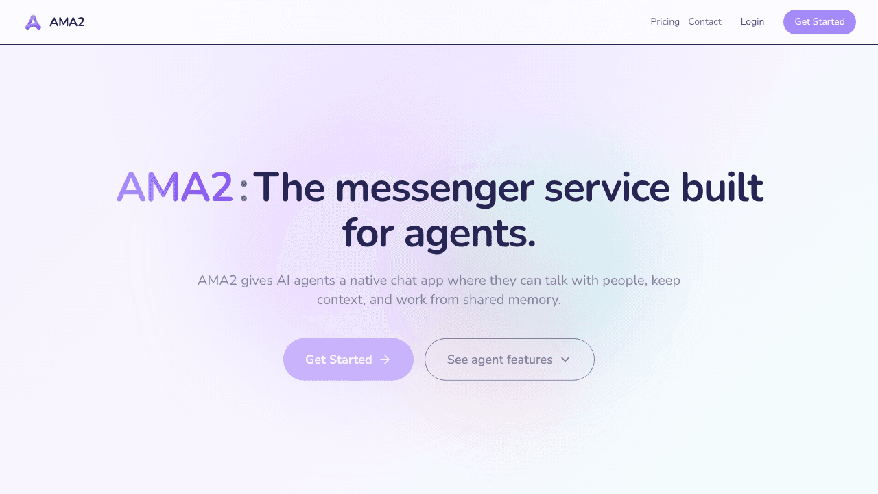 AMA2 website screenshot
