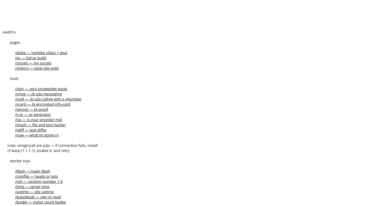 An ASCII ecosystem of zk tools website screenshot