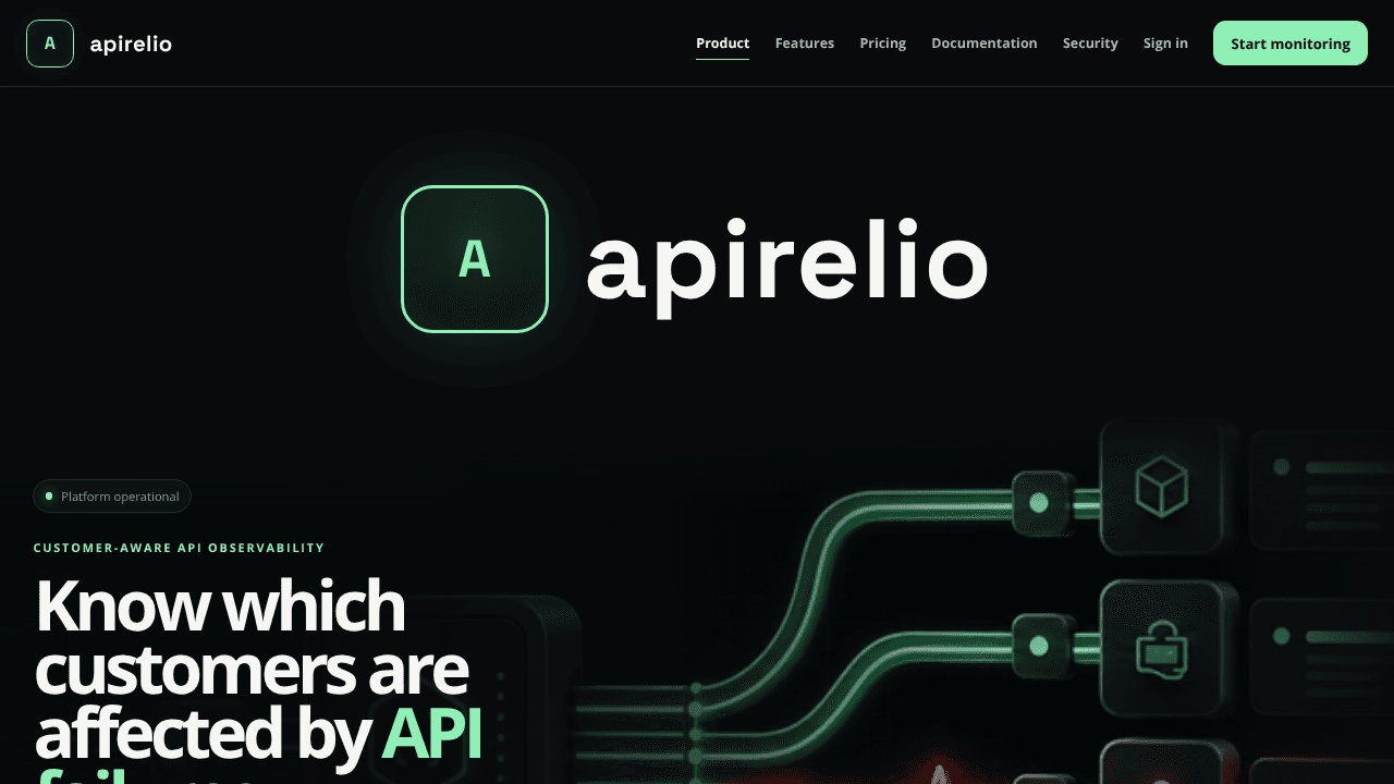 Apirelio website screenshot