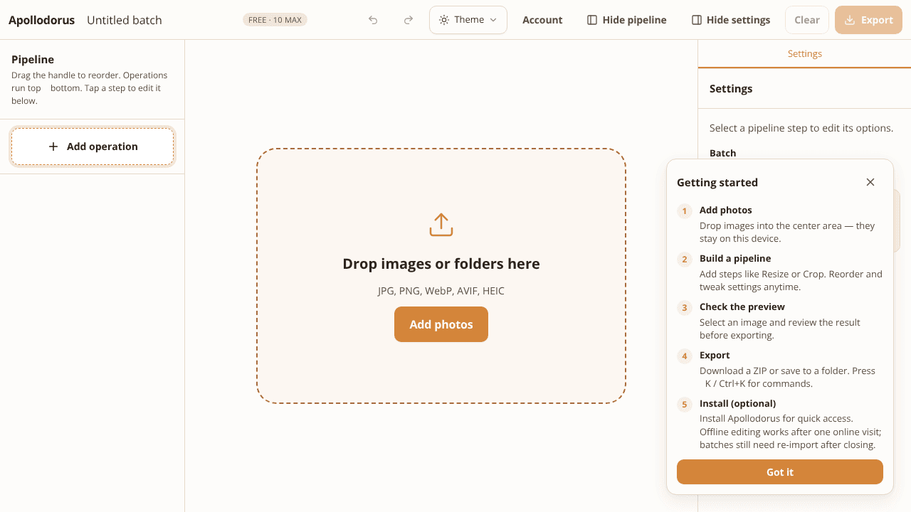 Apollodorus website screenshot