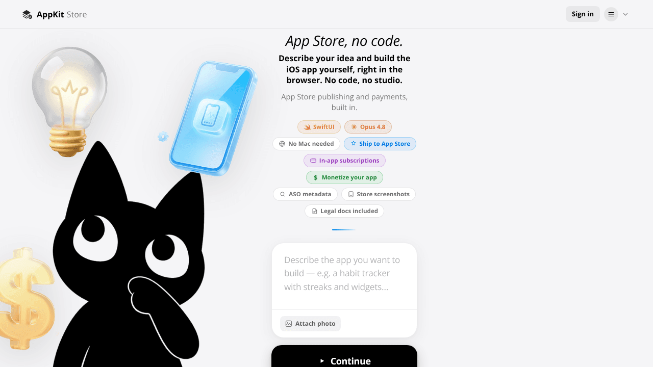 AppKit Store website screenshot