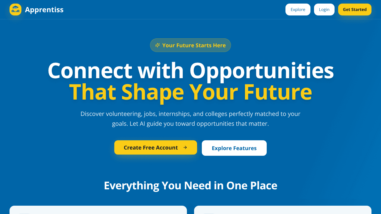 Apprentiss website screenshot
