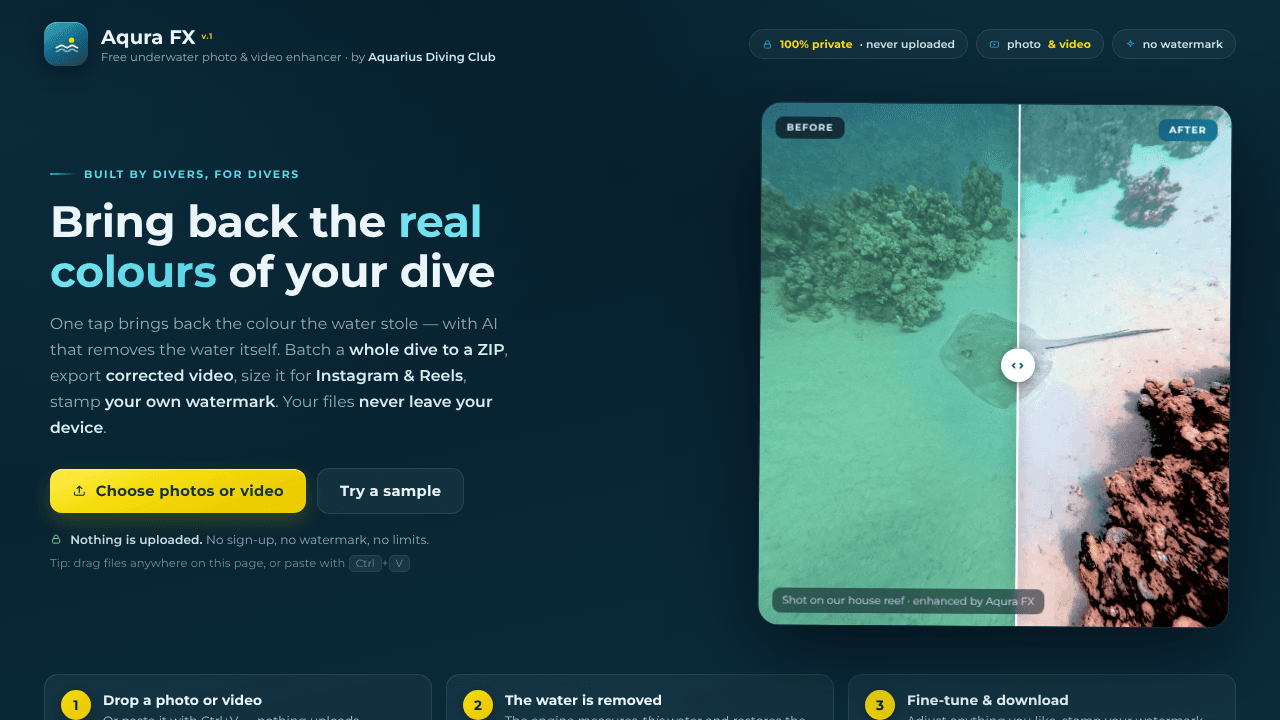 Aqura FX website screenshot