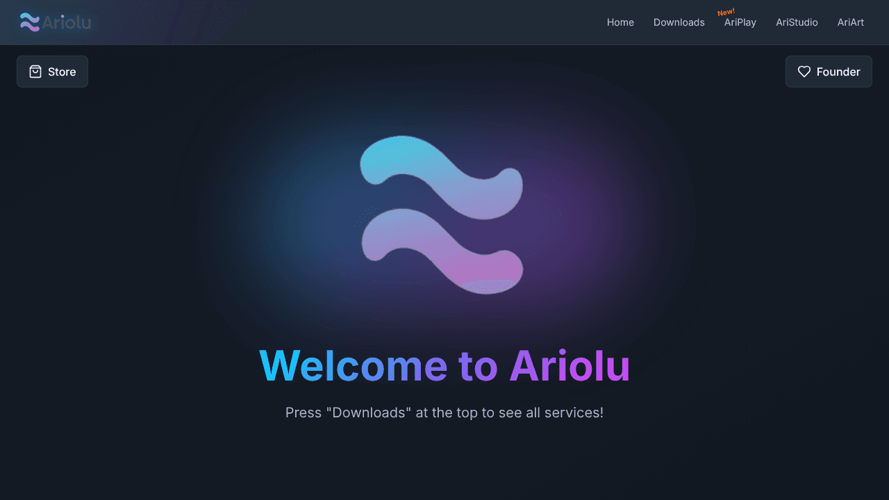 Ariolu.com website screenshot