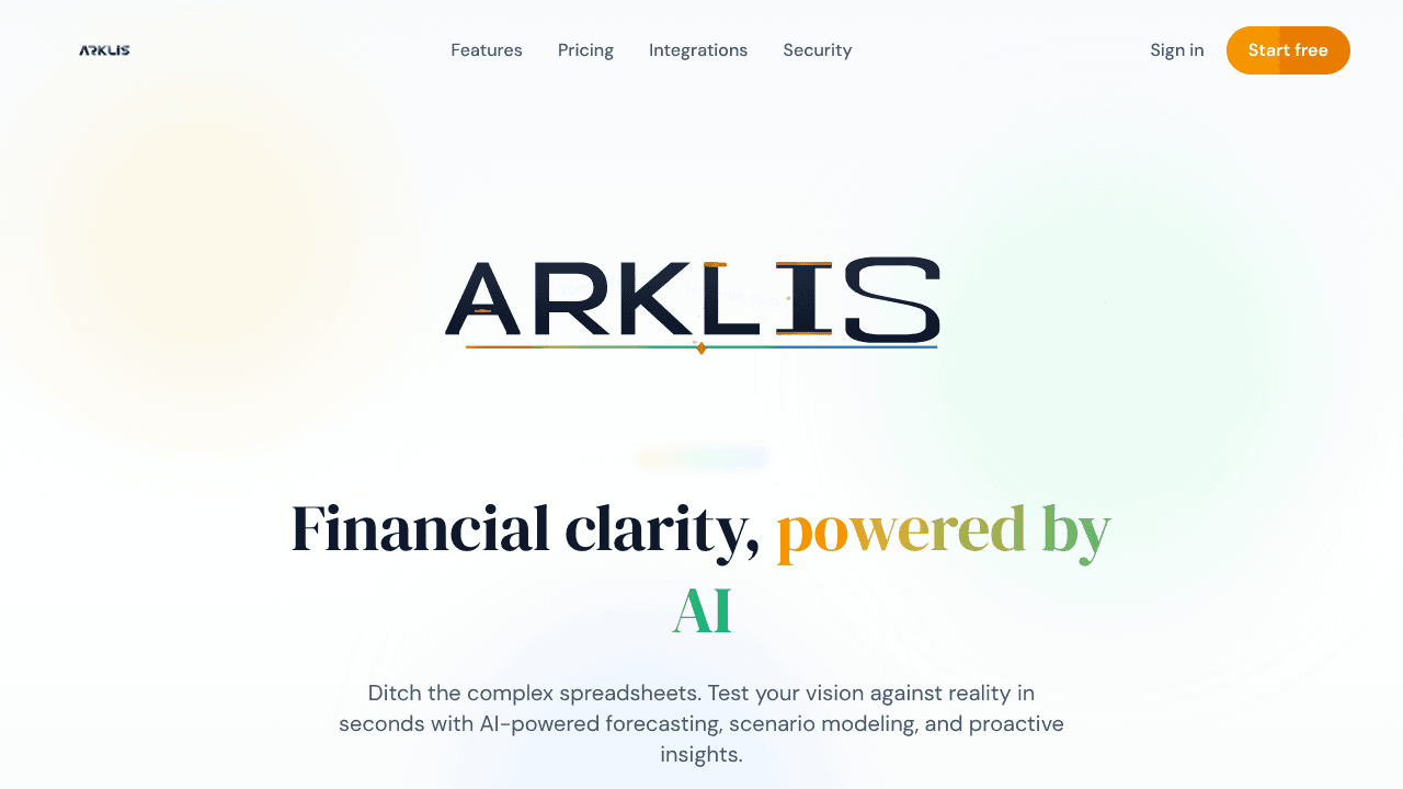 ARKLIS website screenshot