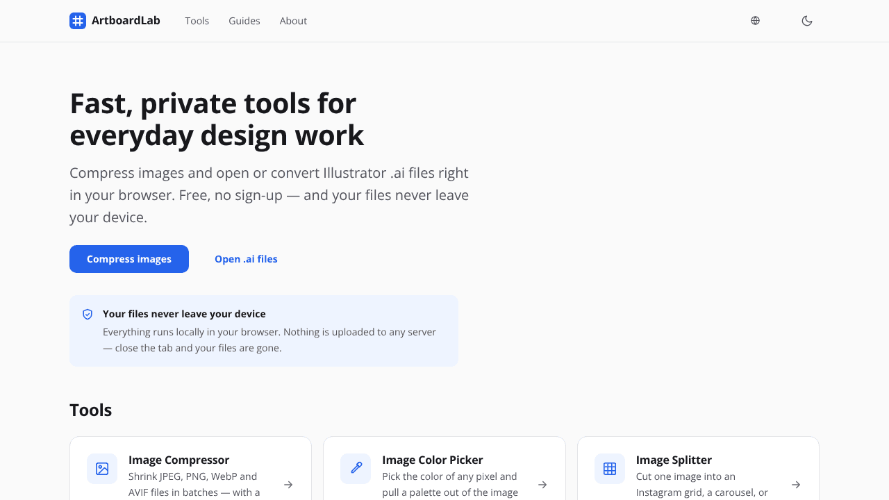 ArtboardLab website screenshot