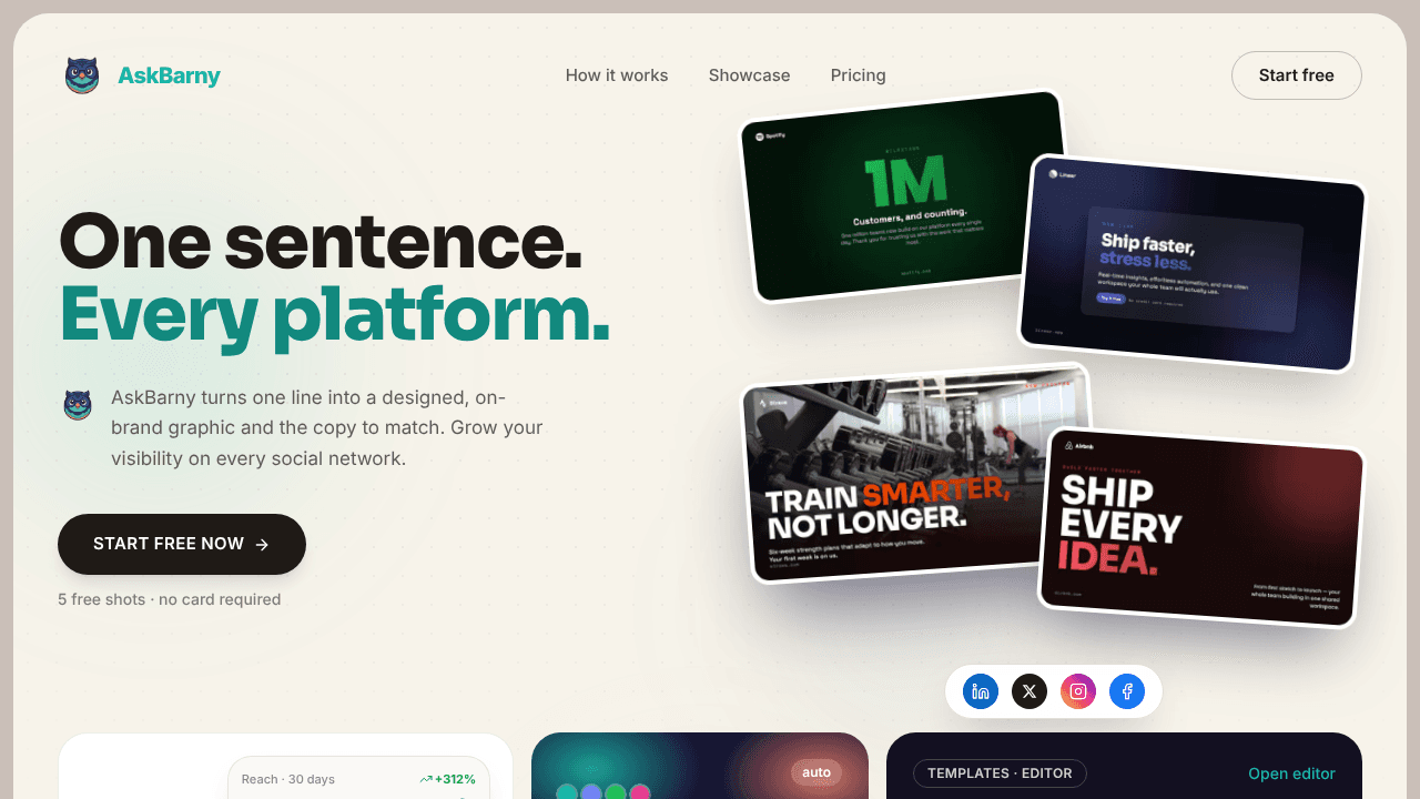 AskBarny website screenshot