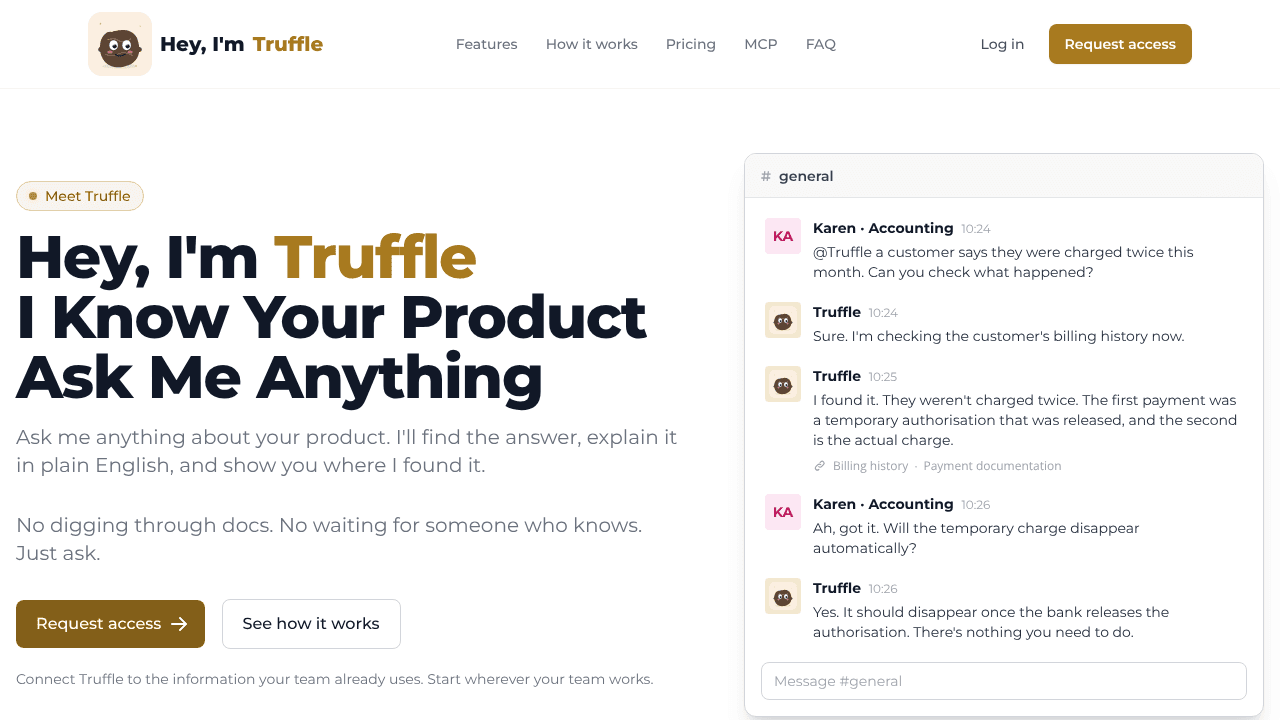 AskTruffle website screenshot