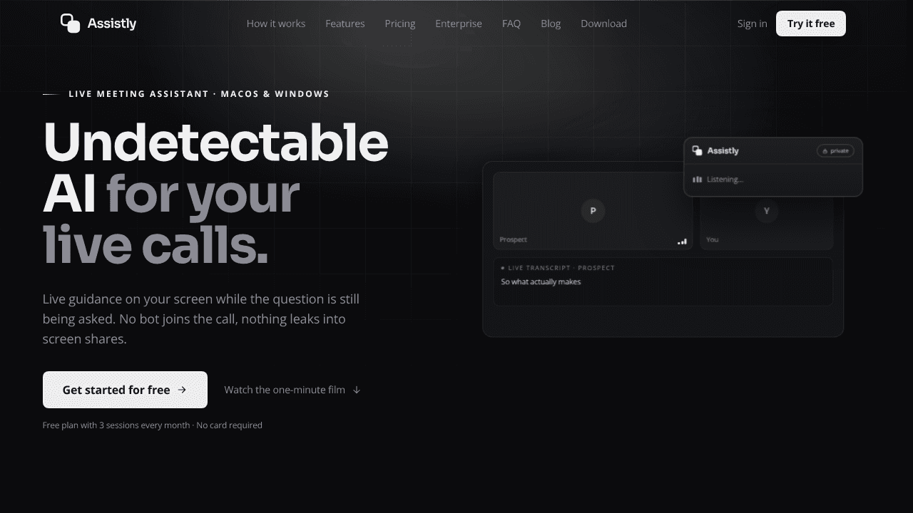 Assistly website screenshot