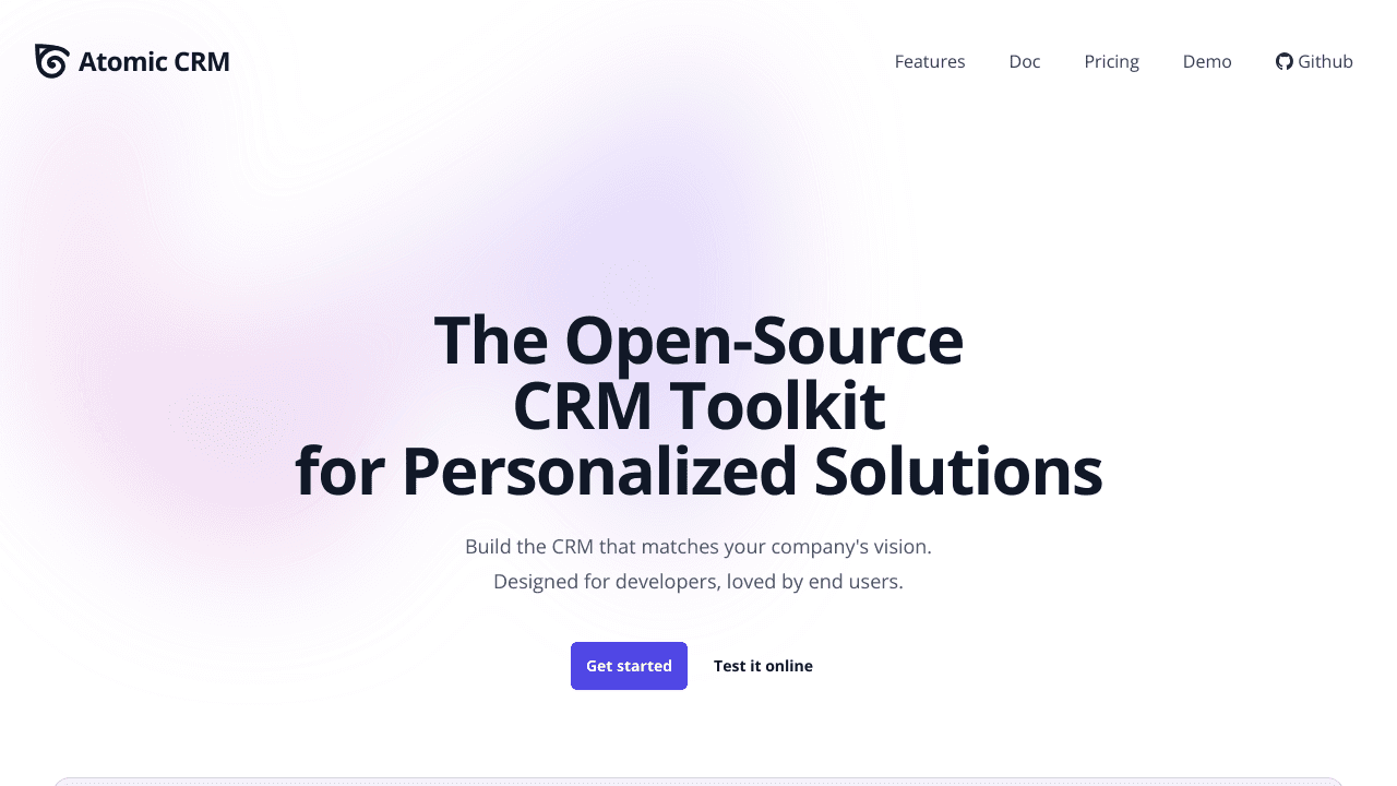 Atomic CRM