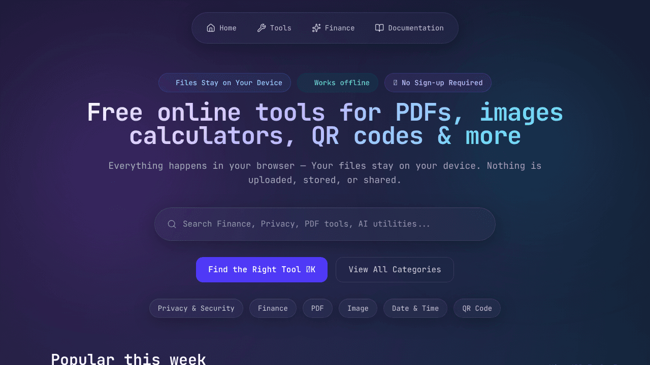 Atoolix website screenshot