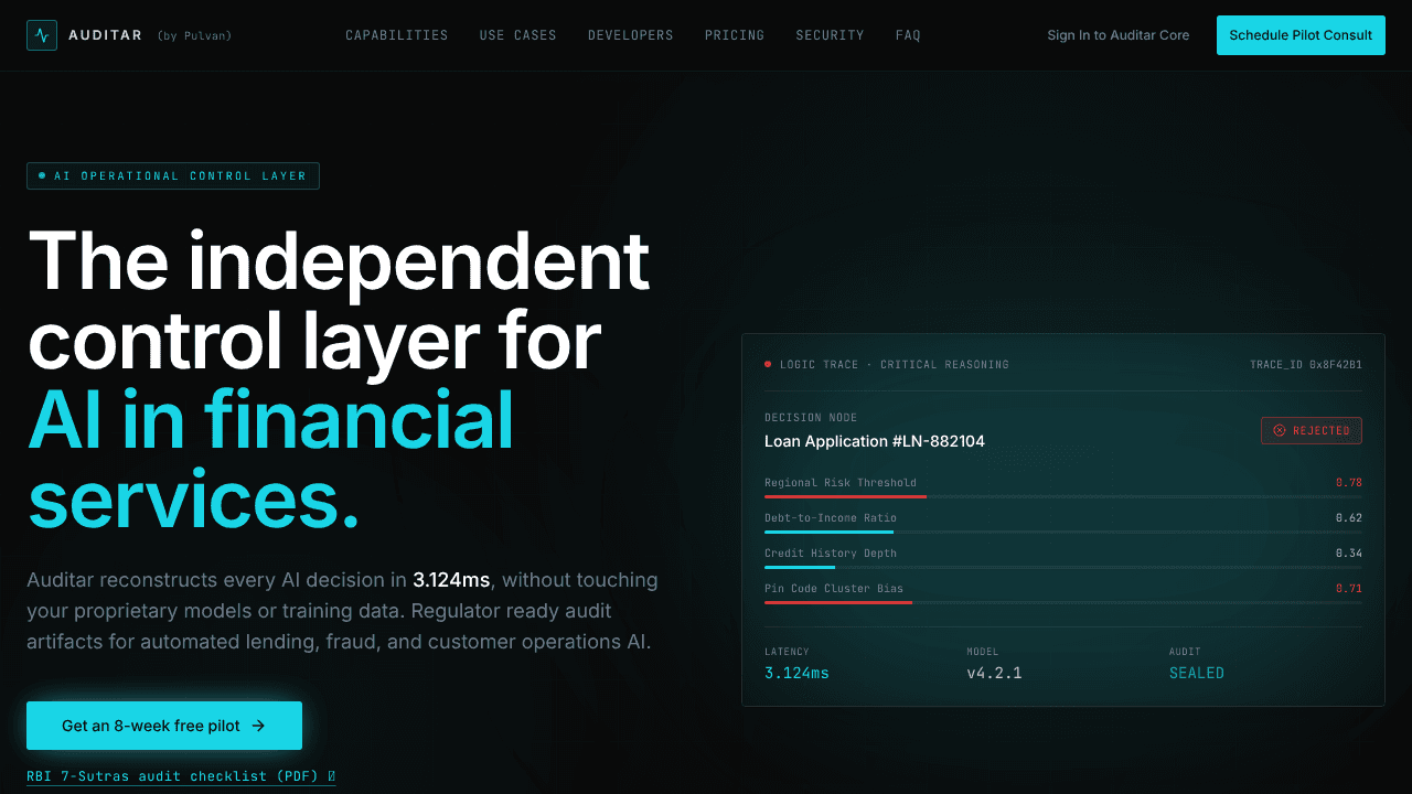 Auditar website screenshot