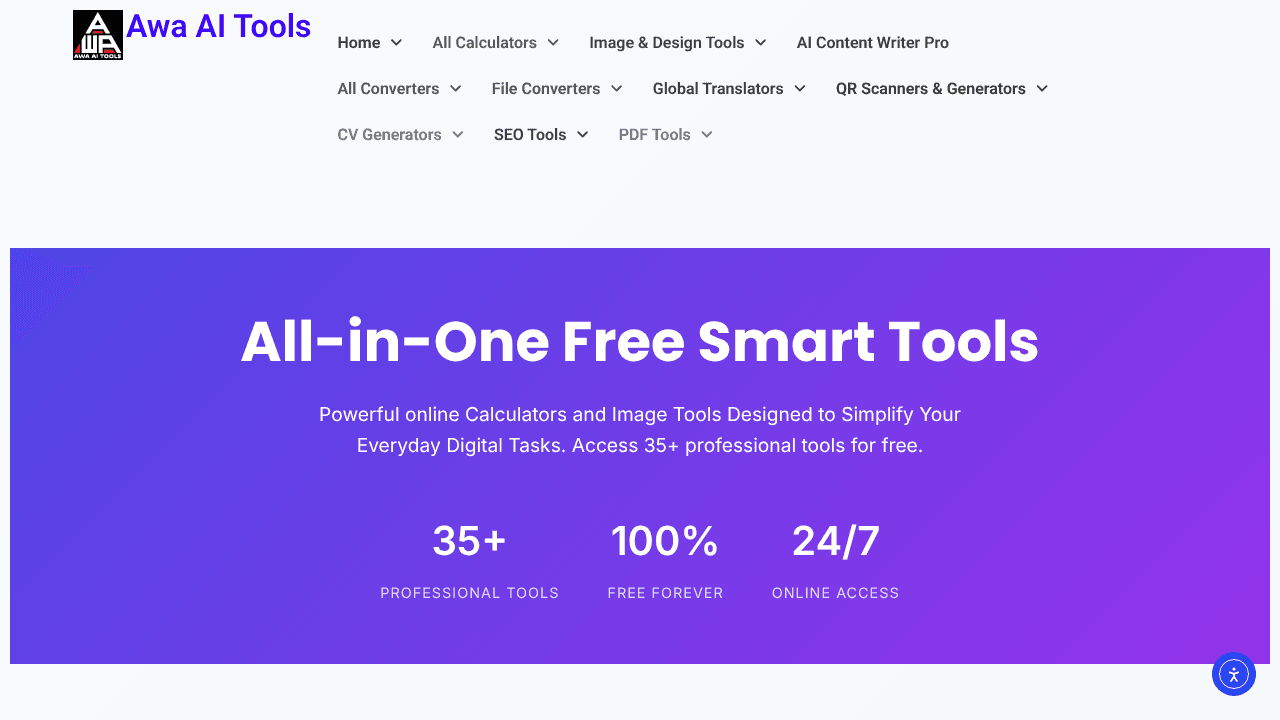 awaaitools.com website screenshot