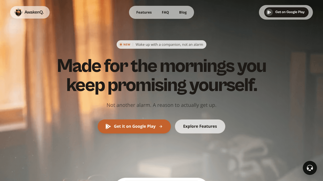 AwakenQ website screenshot