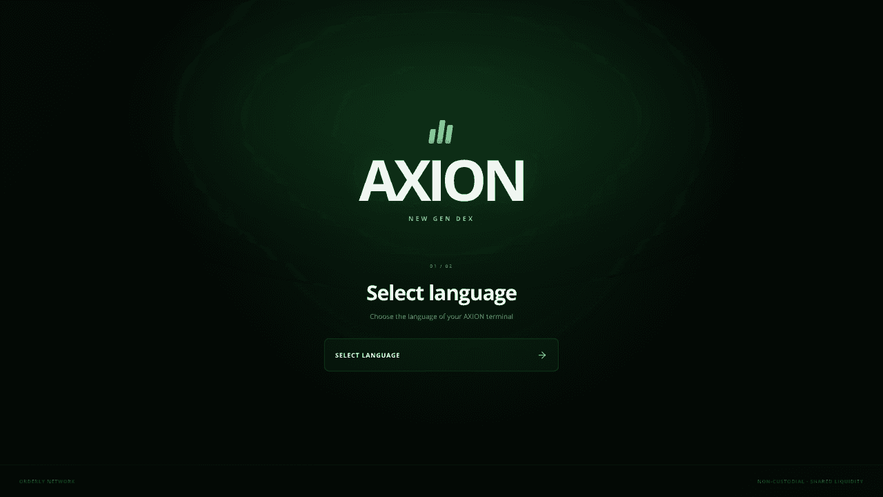 AXION website screenshot