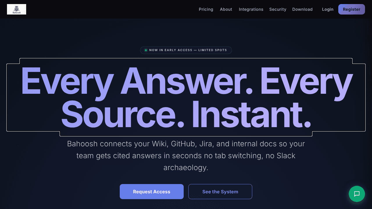 Bahoosh website screenshot