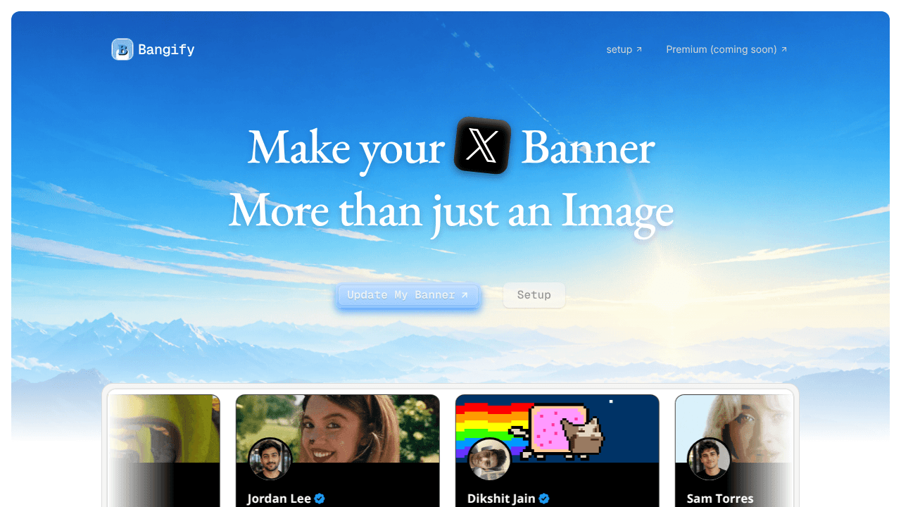 Bangify website screenshot