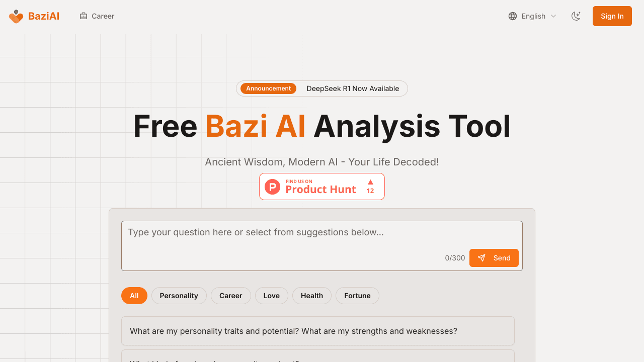 BaziAI - AI-Powered Chinese Astrology