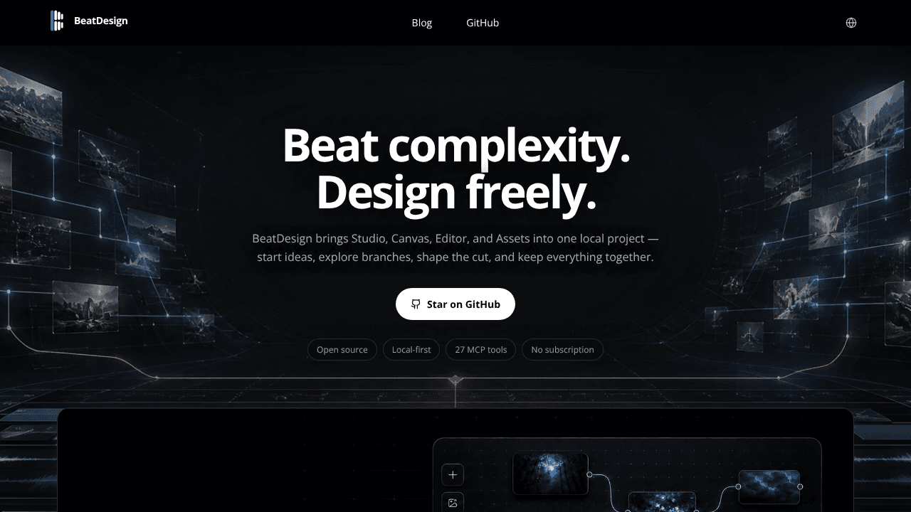 BeatDesign website screenshot