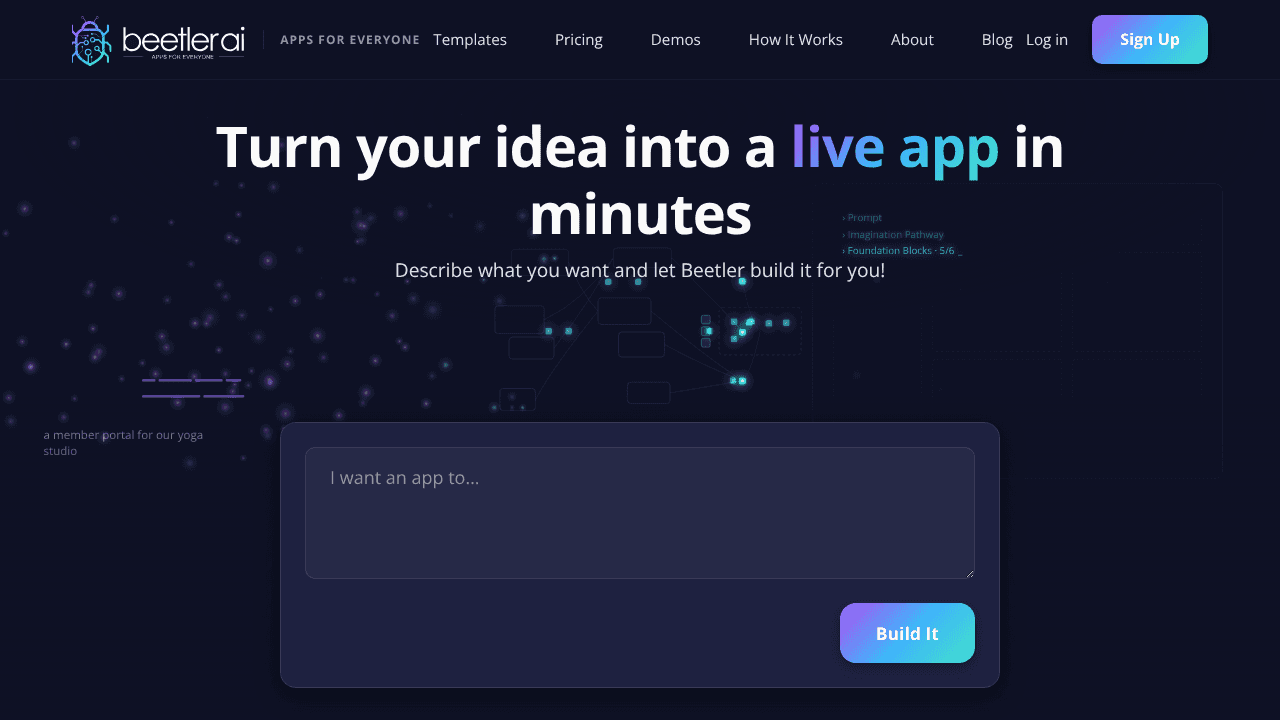 beetler.ai website screenshot