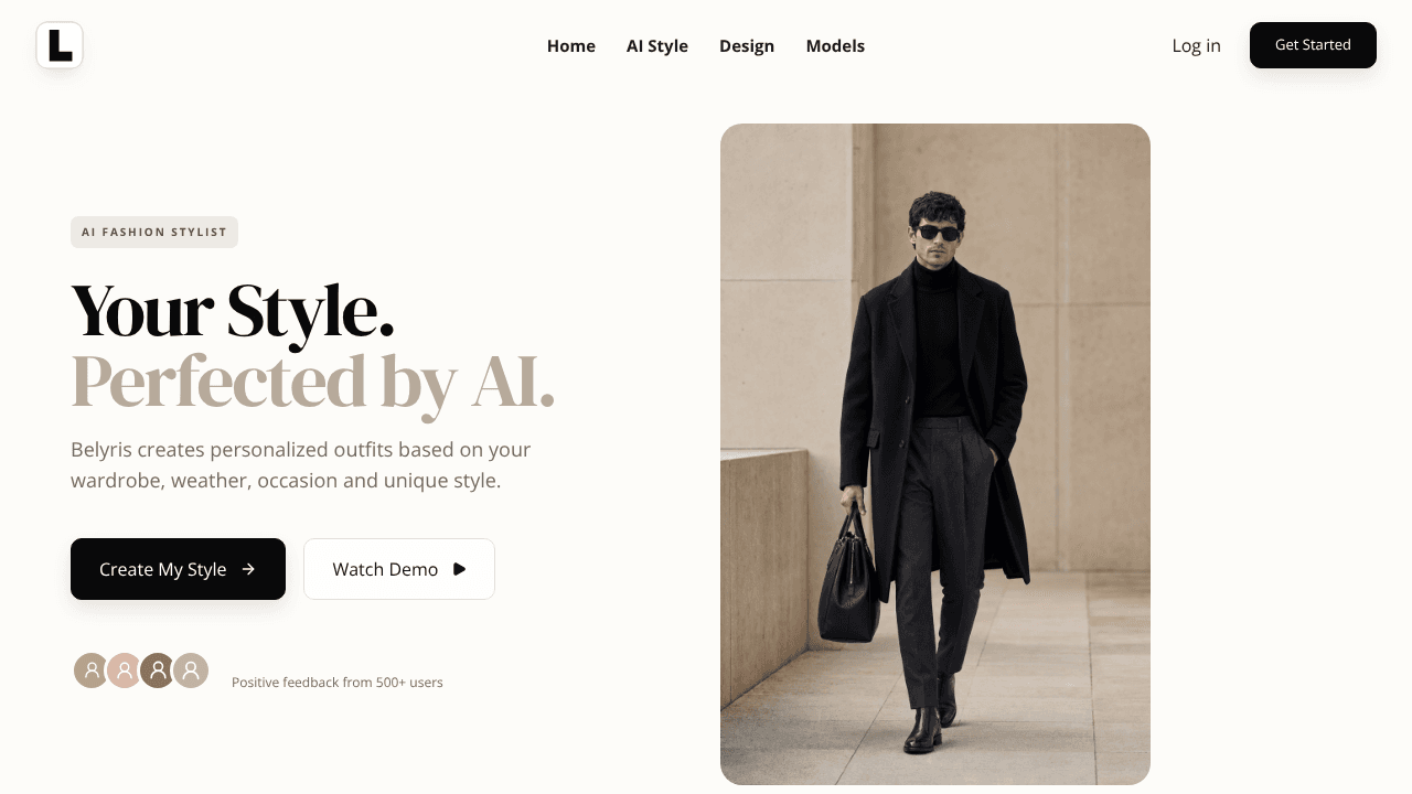 Belyris website screenshot