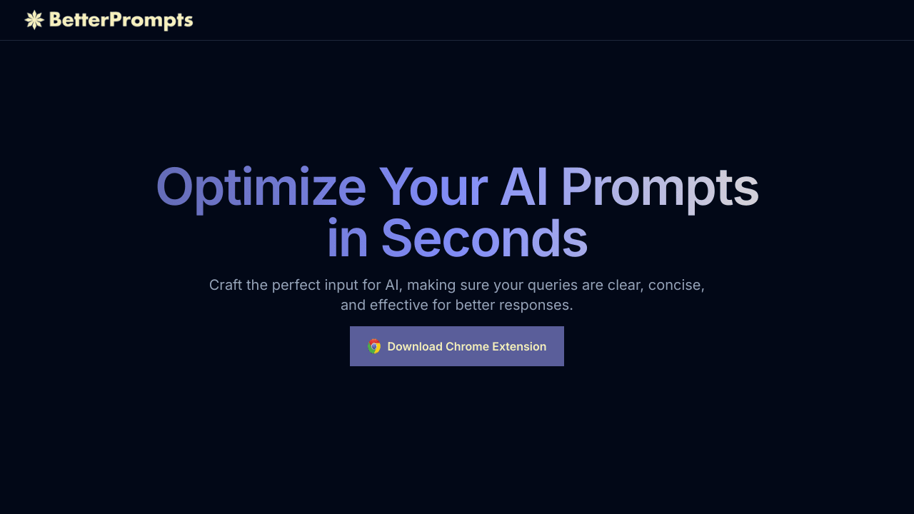 Better Prompts