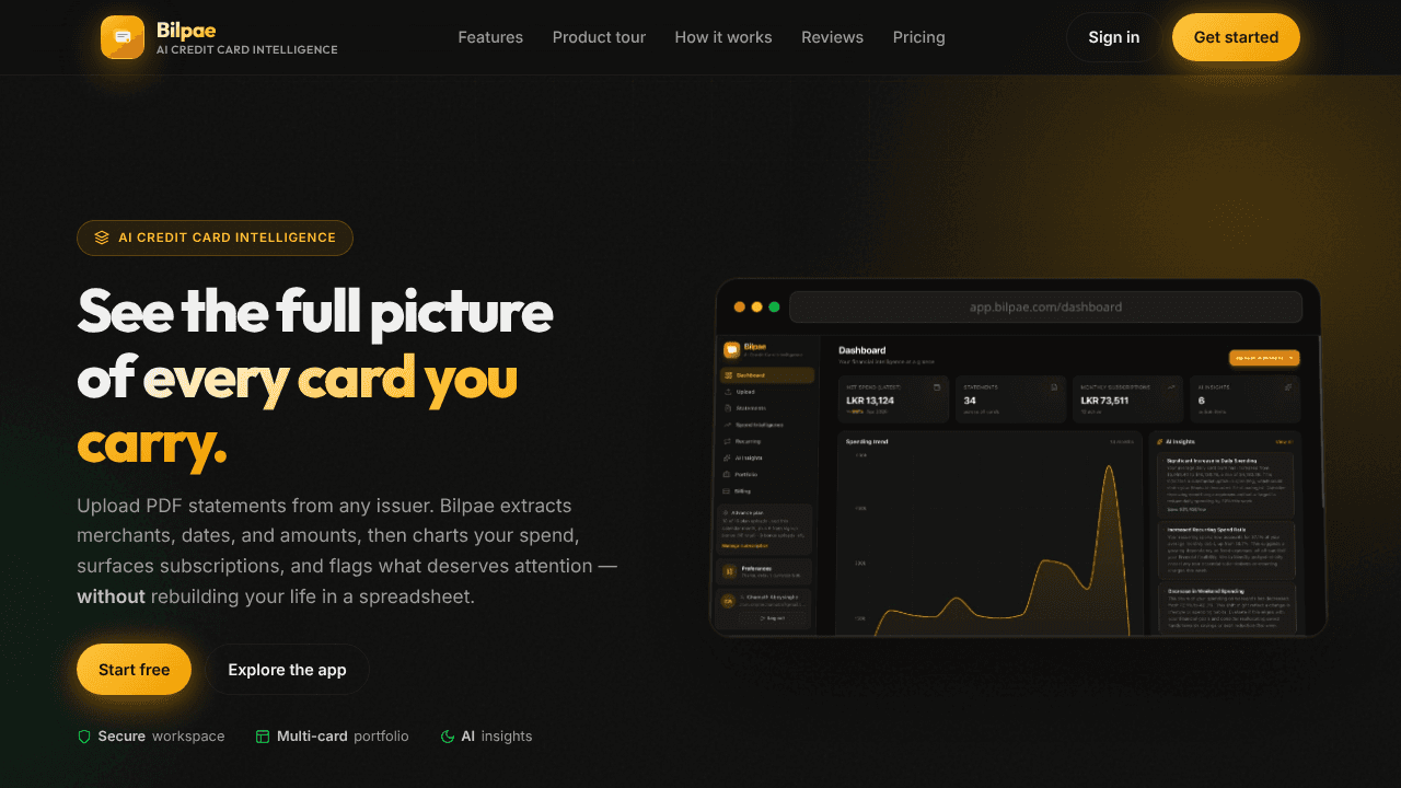 Bilpae website screenshot