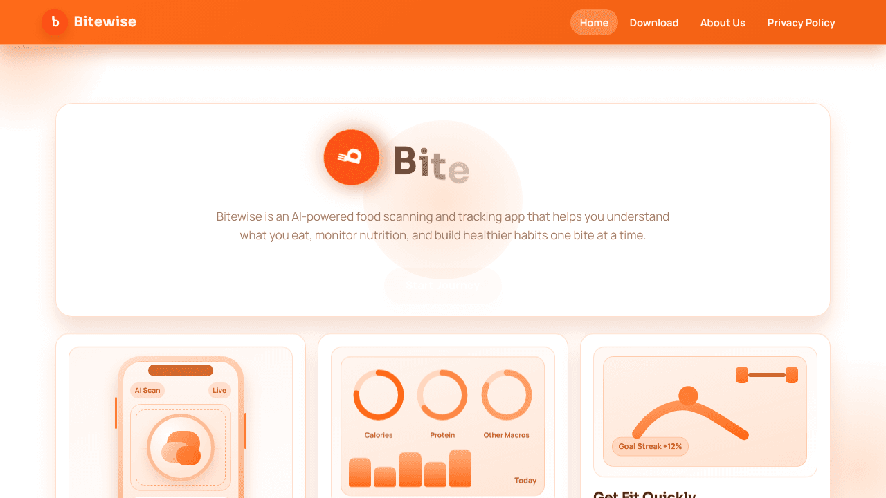 bitewise website screenshot