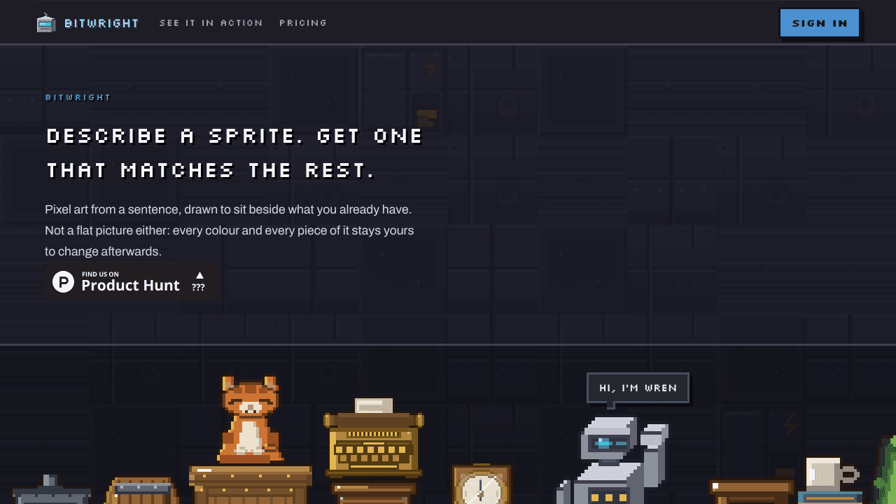 Bitwright website screenshot